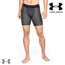 언더아머반바지 PQF 1289566-090 남성 HeatGear 아머 미드 컴프레션 쇼츠