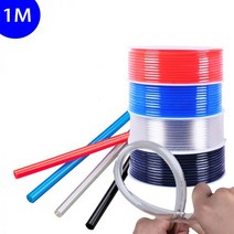 1m 공압 호스 pu 파이프 42.5mm 64mm 85mm 106.5mm 128 1410mm 1612mm 공기 튜브 압축기, 1 meter-red color, 8x5mm