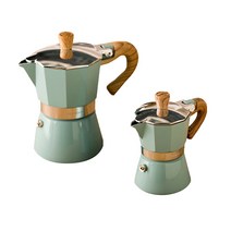 에스프레소 커피 메이커 알루미늄 모카 포트 퍼콜 레이터 스토브 탑 포트 3cup 6cup 150/300ml 커피 머신, 02 6 Cup (300ml)