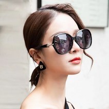 MileChic 여자 패션 명품 빅사이즈 초경량 골프 자외선차단 편광 선글라스
