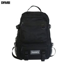 DFMEI 가방 여남 백팩 패션 카고풍 대용량 백팩
