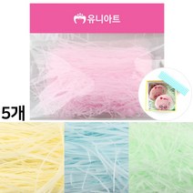 유니 쵸핑 포장 속 재료 내부 완충제 선물 기프트 데코 페이퍼 만들기 부자재 완충제, 노랑