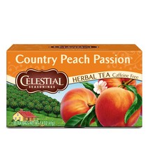 Celestial Seasonings 컨트리 피치 패션 허벌 티 카페인 프리, 단품, 1개, 41g