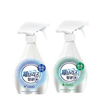 페브리즈 섬유탈취제 항균플러스 370ml 깨끗한향 산뜻한향 살균제 세균제거, 산뜻한향(370ml)