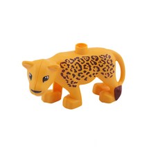 요고요 듀플로 호환 동물 사람 공룡 피규어, A.동물-60. 표범