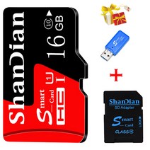 메모리 스마트폰용 실제 용량 미니 SD 메모리 카드 TF 리더기 선물 고속 클래스 32GB 10GB 128GB, 16GB