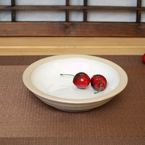 소야 여주도자기 아름 화이트 원형쿠프볼 그릇 1호 1P, 상품선택