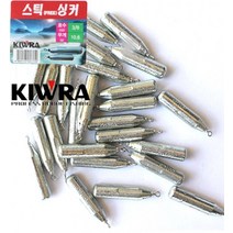 키우라 스틱싱커 루어봉돌 다운샷봉돌 덕용 K-153, 3/16(5.3g)