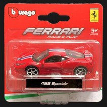 부라고-1:64 페라리 488 GTB 458 스파이더 F40 컴피티션 엔조 430 스쿠데리아 스쿠데리아 F12TDF 콜릿 다이 캐스트 자동차 모델 스포츠카, 458 SPECIALE RED