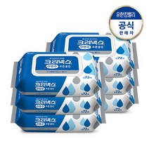 크리넥스 수앤수 코튼 플러스 캡 물티슈 72매x6팩, 선택완료