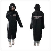 NIBIRU 여성 남자 우비 레인코트 우의 비옷 커플 완벽방수 (옥스포드 소재 )