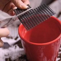 화분깔망 화분 바닥 흙 거름망 분갈이 배수망 흙받침 물빠짐네트 깔망, 화분깔망 (3장)