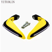 [해외]YAMAHA MT03 VINO FAZER 250 XT660 AEROX 50CC MT09 NEOS RAPTOR 660 Motocross 먼지 자전거 핸드 가드 용 핸드, 노란색, 1개