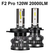 헤드라이트 헤드라이트 전구 led YHKOMS-80W 14000LM 자동차 헤드라이트 H4 H7 H1 LED H8 H9 H11 4300K 5000K 6500K 8000K 2500, 01 1 Year Warranty, 03 F2 Pro