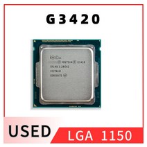 듀얼 코어 CPU 프로세서 펜티엄 G3240T 2.7 GHz 3M 35W LGA 1150, 한개옵션0