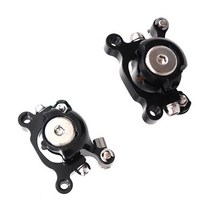 디스크 브레이크 120mm 140mm 스쿠터 왼쪽 및 오른쪽 펌프 작은 할리 전기 마이크로 바이크 오토바이, [04] black a pair