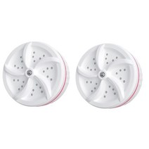 초음파 식기세척기 2X 미니 세탁기 휴대용 식기 세척기 USB 데이터 케이블 전원 개인 세탁 캠핑 RV 여행, [01] White, 01 White