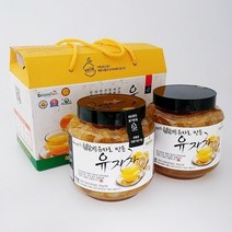 에덴식품 고흥유자 에덴 유자차 유자청 1kg 2개 (정백당)