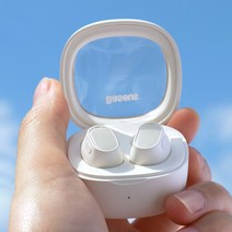 베이스어스 블루투스 5.3 이어폰 WM02 25시간재생 인이어 10분충전 2시간사용, 퍼플