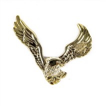 잘 나가는 완전 빠른 더 빠르게 3D 금속 자동차 스티커 독수리 엠블럼 배지 바디 데칼 오토바이 장식, 02 HYMO17GD