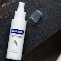 쾌발 풋스프레이 100ml 발냄새 땀냄새 곰팡이냄새 세균완벽제거, 1개