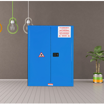 방화 방폭 산업용 유해 캐비닛 화학 물질 보관함, 45갤런 블루