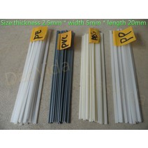 인바무독성 플라스틱 용접봉 ABS/PP/PVC/PE 용접기 건/열풍 총 1 개 = 20mm 40, 한개옵션0