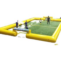 실내축구장 에어 이동식 축구 풋살 구장 실내 실외 행사 골대, 12x8x0.6m KT 축구장
