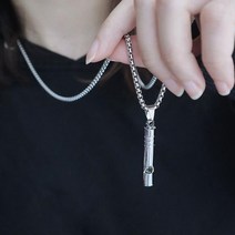 캐주얼 목걸이 휘파람 펜던트