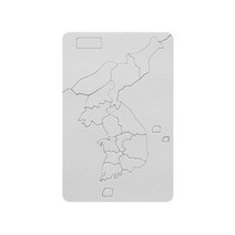[문구조아] 유니아트 1500 그리기퍼즐 한국지도 대, 7개