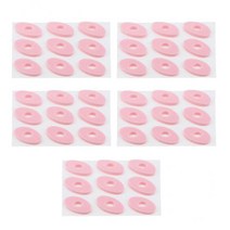 FWT 2x30Pcs / 45pcs 옥수수 피부 경결 방석 발가락 패드 발 보호자 고통 완화 타원형, 라운드 S, 라텍스 스폰지