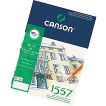 캔손 1557 스케치패드 200g 25매 드로잉북 / 옵션선택, A3 1면제본