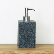 심플 디자인 욕실 디스펜서 칫솔 꽂이 비누 받침대, 1개, 디스펜서 그레이 사각