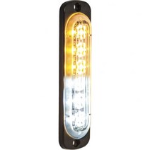 구매자 제품 8891912 얇은 4.5인치 수직 LED 스트로브 조명 황색/투명, 호박색/맑음