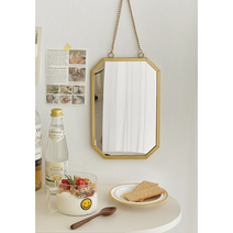 벽걸이거울 베네치아 욕실 인테리어 화장대거울 팔각, 대