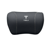 테슬라 모델3 모델Y 모델S 모델X 메모리폼 목쿠션 등쿠션 세트 차량용 목베개 경추쿠션 쿠션이불 쿠션담요 쿠션세트 쿠션방석 허리쿠션 목베게 목받침 허리받침대 허리보호대, 블랙 목쿠션