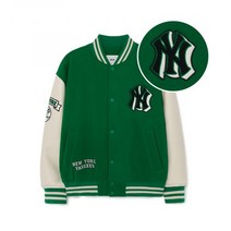 MLB 와펜 울 바시티자켓 NY (Ptn.Green)