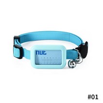 강아지위치추적기 소형 고양이 반려동물 gps Nut Pet GPS 블루투스 로케이터 분실 방지 트래커 칼라 개 스마트 포지셔닝 어린이 키 파인더 알람, [01] blue with collar