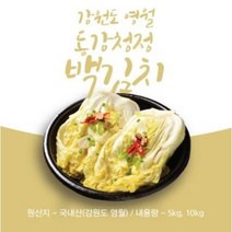 동강청정김치 강원도 영월 백김치 5kg, 1개