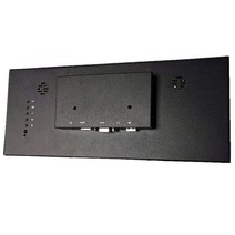 광고용모니터 12.3 인치 금속 케이스 바 모니터 1920*720 IPS 패널 디스플레이 지원 게임 콘솔/라즈베리 파, 03 AU 플러그