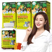 네추럴라이즈 꾸미 멀티비타민 구미젤리 60개 3병 종합비타민, 단품, 단품