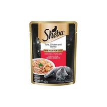 쉬바 고양이 주식파우치 70g, 참치와 닭고기