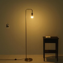 미니멀 골드스틸 스탠드조명 무드조명 은은한조명, 골드