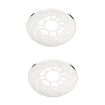 2Pcs 알루미늄 합금 자동차 디스크 브레이크 커버 시트 휠 장식 시스템 액세서리