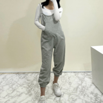 VANANA2 여성 트레이닝 조거 멜빵 점프수트