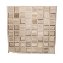 해외 HIFI 홈 시어터 원목 QRD 음향판 사운드 디퓨져 8종, 3.64그리드 60X60X7