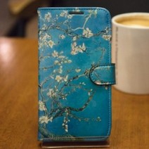기타 바보사랑[프디케]LG Q8(2018) Q815 고흐 꽃피는 아몬드나무 다이어리 폰케이스