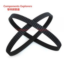 타이밍 기계 호환 벨트 2GT 3.5/6/9mm 너비 C = 118 120 122 124 126 128 130 132 134 136 138mm GT2 폐쇄 루프 동기 고무, 03 2GT-9mm (2pcs)_08 132mm