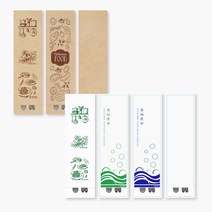 위생 수저통합지 숟가락 젓가락 개별포장지 수저집 식당 학교 병원, W73-B6, 600장