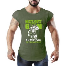 Summer Sport Bodybuilding Fitness Training Running singlet for men Blank Cotton Round Neck vest